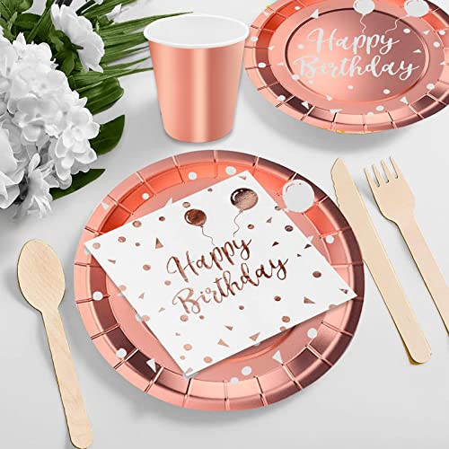 168pcs Happy Birthday party tableware set