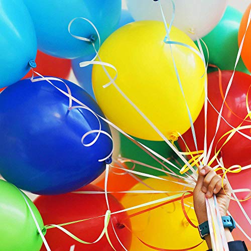 100 PCS  12 Inches Premium Assorted Colorful Strong Latex Balloons