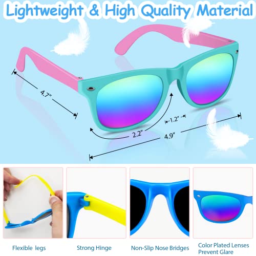 12 Pack Neon Kids Sunglasses Party Favor