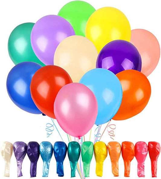 120 Balloons Assorted Color